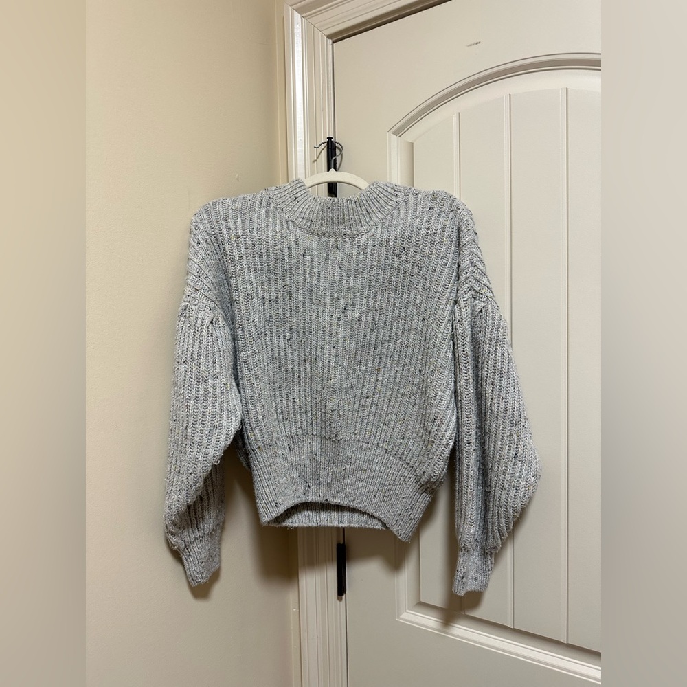 ASTR The Label Cropped Mock Sweater